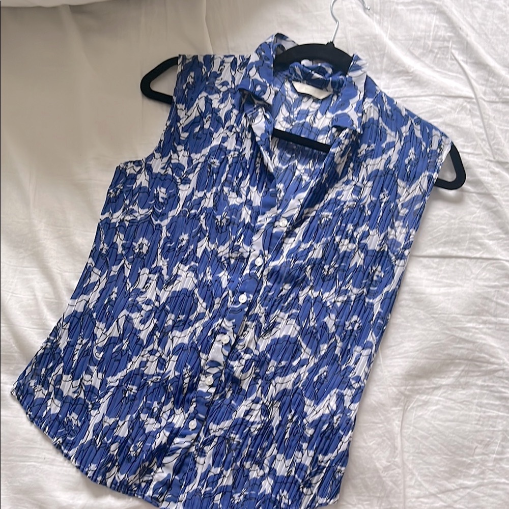 Floral sheer sleeveless blouse from Marks & spencer